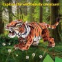 Cubic Fun - National Geographic Animale Salbatice Puzzle 3D Tigru Siberian 87 piese Cubic Fun - 5
